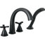 Garniture de robinet de baignoire romaine à deux poignées Stryke