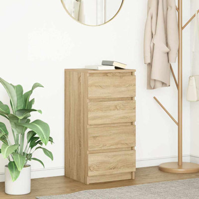 Sideboard 37.5X35x76 Cm Engineered Wood