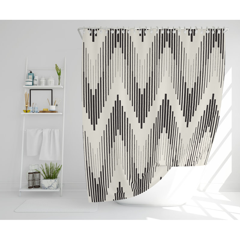Wikhard Polyester Shower Curtain Set, 168cm H x 168cm W