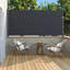 Dakota Fields 300cm W x 12cm D Fabric Cover Motorised Retractable Side Awning-511593458