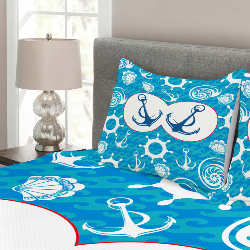 Bedspread Set with Shams, 220 x 264 cm