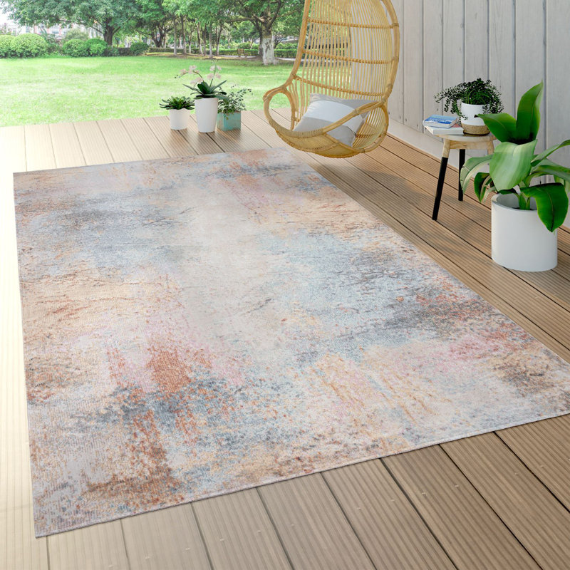 Jax Abstract Indoor / Outdoor Area Rug, Rectangle 60 x 100cm