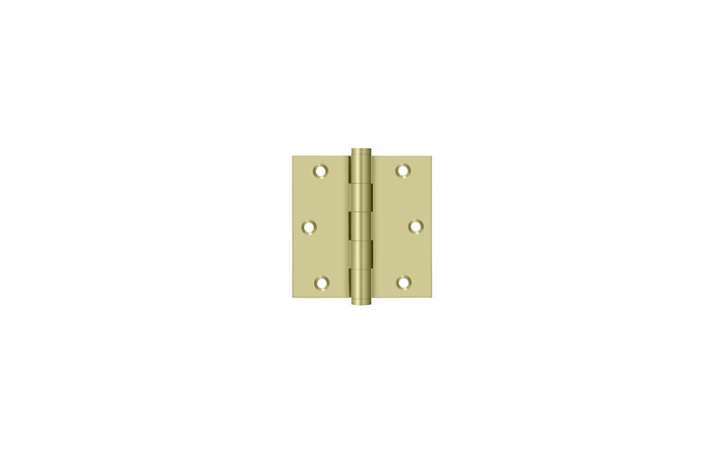 Butt Bearing Hinge, Unlacquered Brass