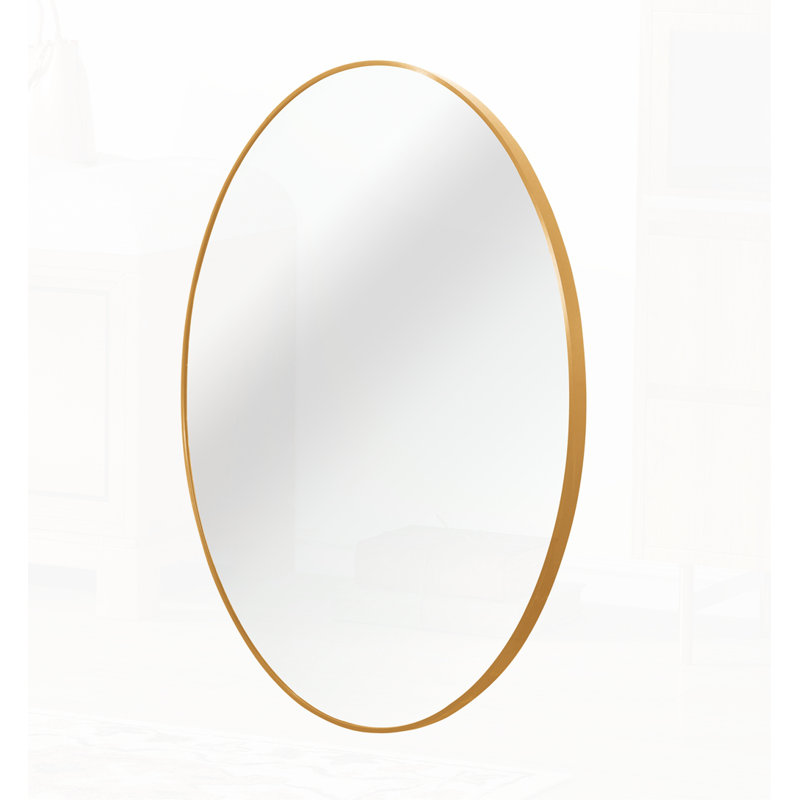 Miroir de salle de bain, 32" x 32", Gold