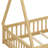 Tent-Inspired Floor Bed With Guardrails, Slats, And Playful Door Opening-953055915-953055926