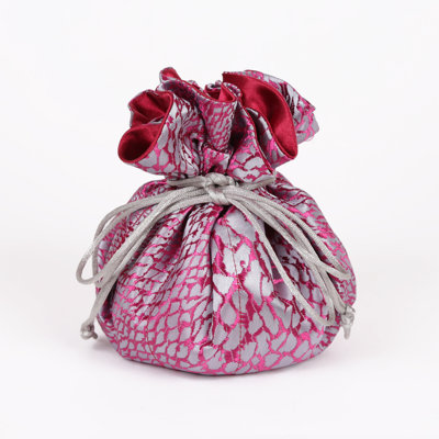 Brocade Jewelry Pouch Travel Case