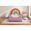 Lit de jour simple tapissier arc-en-ciel Rainbow