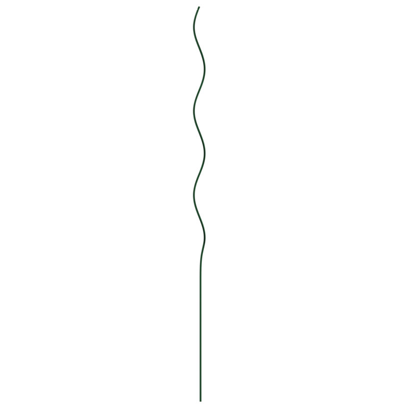 Spiral Plant Support Galvanised Steel, 0.6cm H x 110cm W x 0.6cm D, Green