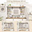 Makeup Vanity Desk with Mirror and 3-Colour Dimmable LED Lights