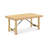 Cornesia Rectangular 68" Ash Solid Wood Four Leg Dining Table-1346883449