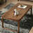 Simple rectangular solid wood coffee table-109701233