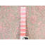 Tapis de couloir oriental rose 2 pi 6 po x 11 pi 10 po, motif persan effacé, jacquard fin tissé à la main, tapis en laine et soie artistique