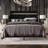 Anaika Corduroy Upholstered Low Profile Standard Bed-1344054025-1344054031