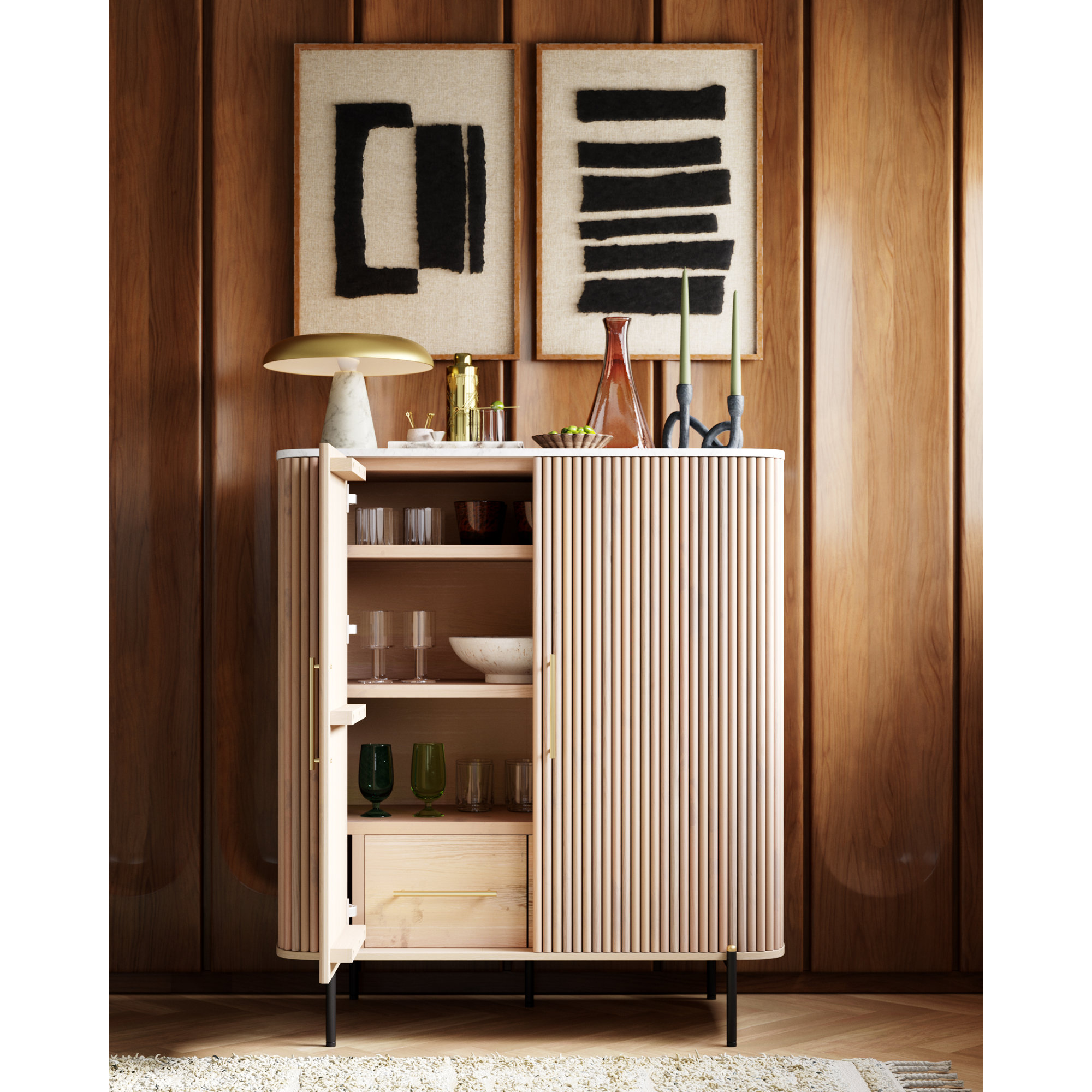 Michaela Handmade Beige Rug, Rectangle 7'9" x 9'9"