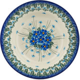 Forget Me Not Handmade Stoneware Pasta Bowl