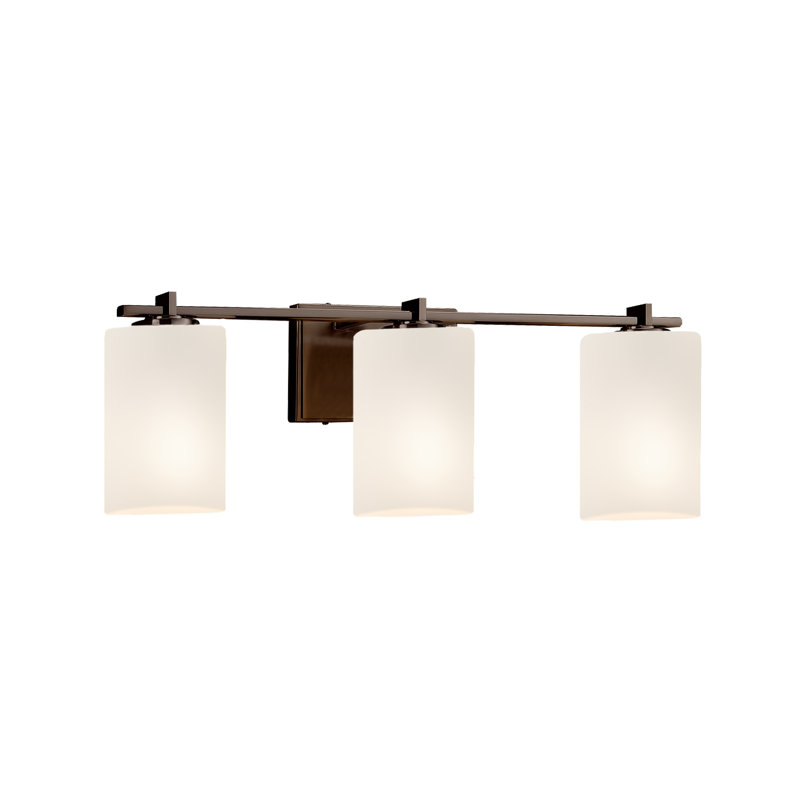 Éclairage pour meuble-lavabo 3 lumières Casson, Bronze foncé