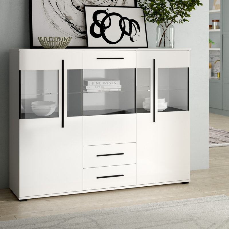 Viesville 160 cm W Plastic Highboard