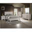 Commode 4 tiroirs transitionnelle avec quincaillerie en métal pour la chambre à coucher