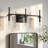 3-Light Bathroom Vanity Light, Modern Gold Wall Sconce with Clear Glass Shades
