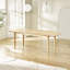 Eriksson Rectangular Solid Wood Extending Table & Carlton Wishbone Dining Chairs - Scandi Inspired-1165014710