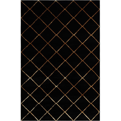 Étowah contemporain noir et doré