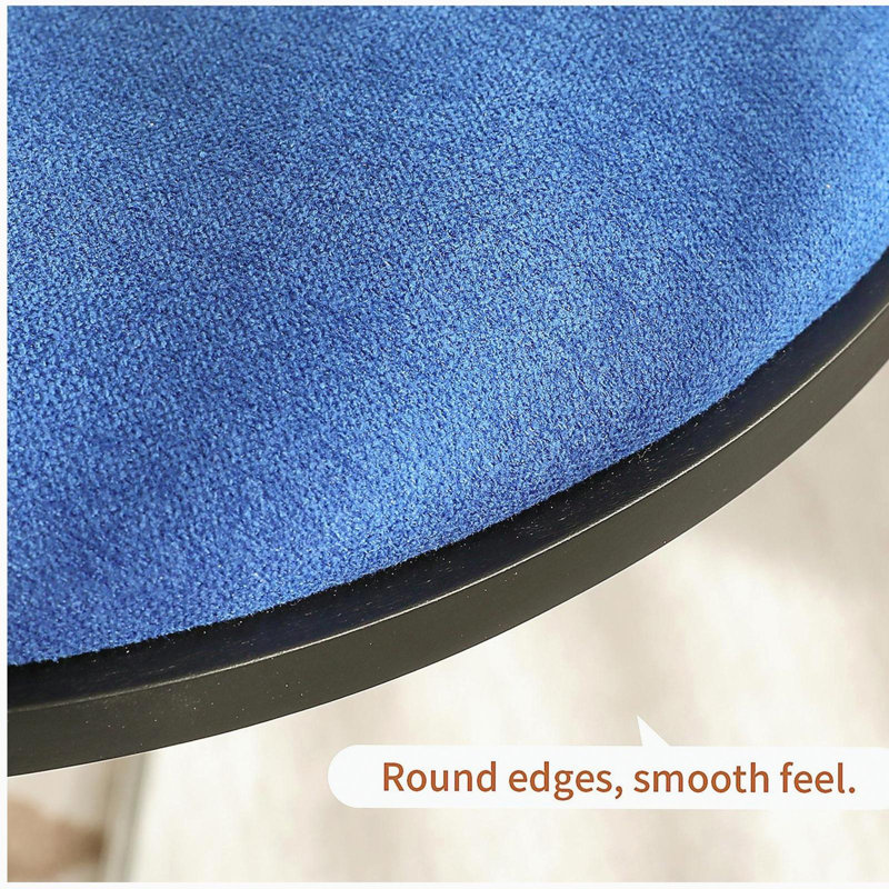 Chaise de salle à manger pliante au design moderne, structure en chrome avec dossier en bois, rembourrée pour les chaises de cuisine du salon, 1 pièce (bleu - 1 pièce)