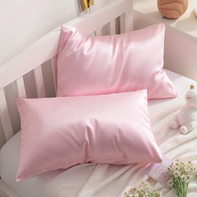 500 Thread Count Egyptian Cotton Sateen Pillow Covers with Envelope Closure, 13 x 18 Inch , Pillows Not Included