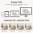 Upholstered Single Sofa Bed With Movable Ottoman-744110159