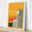 Industrial Sunrise Art Deco - Wrapped Canvas-481364562-481364569