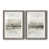 Cadre en papier gris