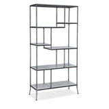 Chiseling Geometric Bookcase