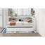 Lit de jour simple avec deux tiroirs de rangement, armoires de rangement et ports USB, blanc