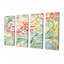 Aurand - Fleurs, art mural sur toile, 4 pièces-106161437