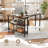 360° Rotating Sofa Side Table With 2-Tier Storage Shelves-769215670