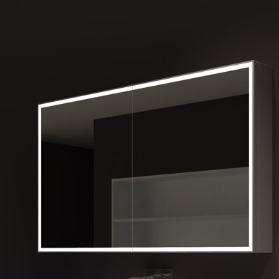 Armoire à pharmacie avec éclairage à DEL 48 po x 28 po Kristian