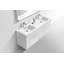 Ensemble de meuble-lavabo double mural de 59 po Mitul-120114000