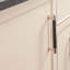 Poignée d'armoire Esquire 10-1 / 16 pouces (256mm) nickel poli centre / centre / noir-20271953-105703155