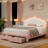 Avalie Upholstered LED Kids Bed with Drawer & Adjustable Headboard-625224595-625224597