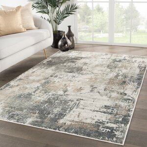 Williston Forge Ramsgate Gray/Beige Rug & Reviews | Wayfair