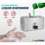40 oz Distributeur de savon liquide horizontal manuel en acier inoxydable à fixation en surface