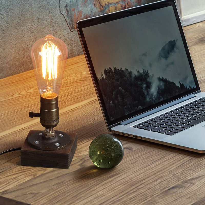 Lampe de table brune 4,89 "Chingford