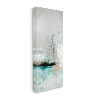 " Collaged Tree Abstract Nature " by Ruth Fromstein Painting Print