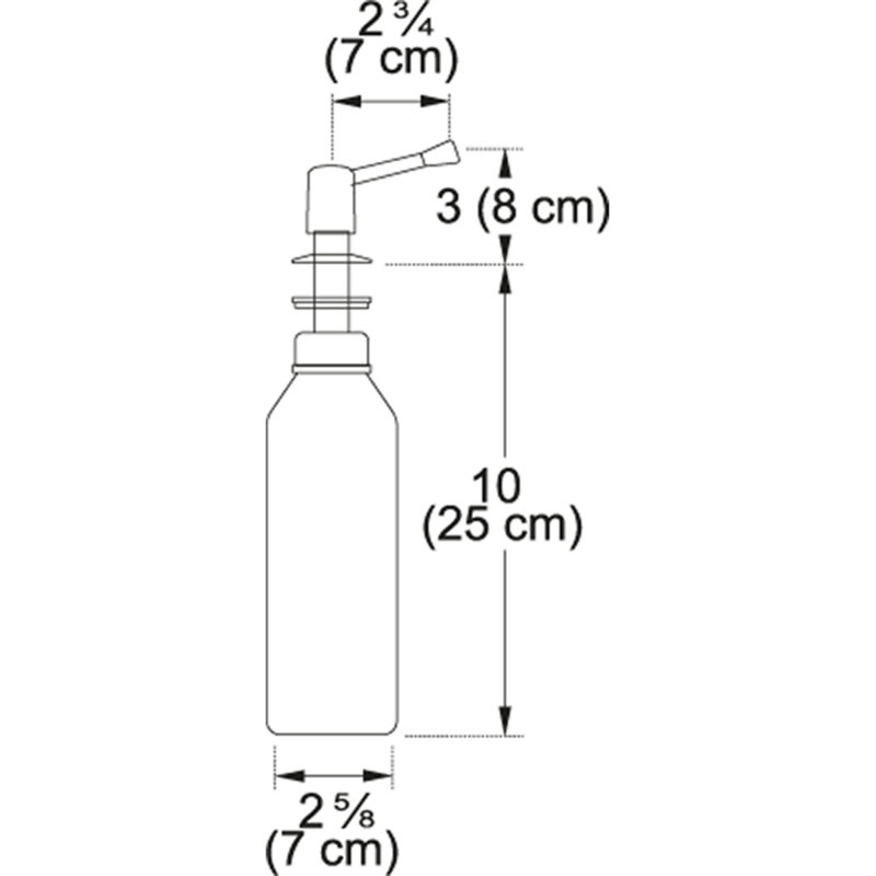 Lotion Dispenser, Polished Nickel