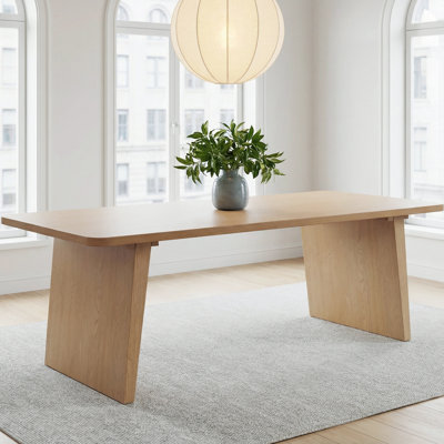 Fika 79-Inch Rectangular Wooden Dining Table