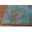 Tapis transitionnel fait à la main de taille Oushak 5 x 8