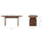 70.86'' Oval Dining Table With Double Pedestal, Modern Dining Table For Dining Room/Kitchen-748726869