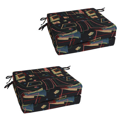 Coussins de chaise tapissier 20 po x 19 po (ensemble de 4)