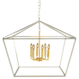 Vegas 6 - Light Lantern Geometric Chandelier