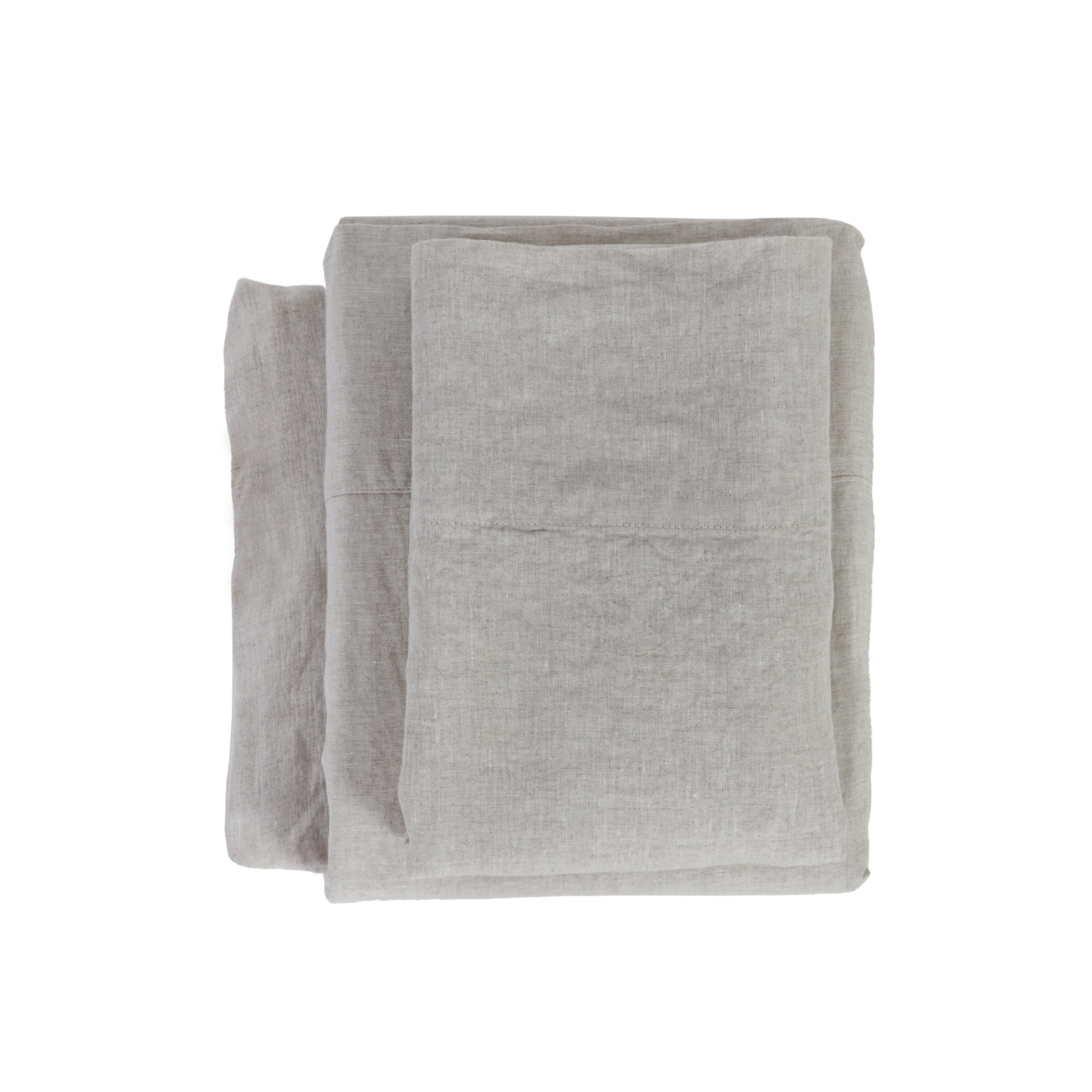 100% Linen Sheet Set, Twin, Flax