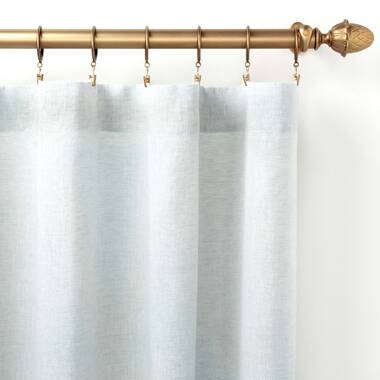 Solano Semi-Sheer Linen Curtain & Reviews